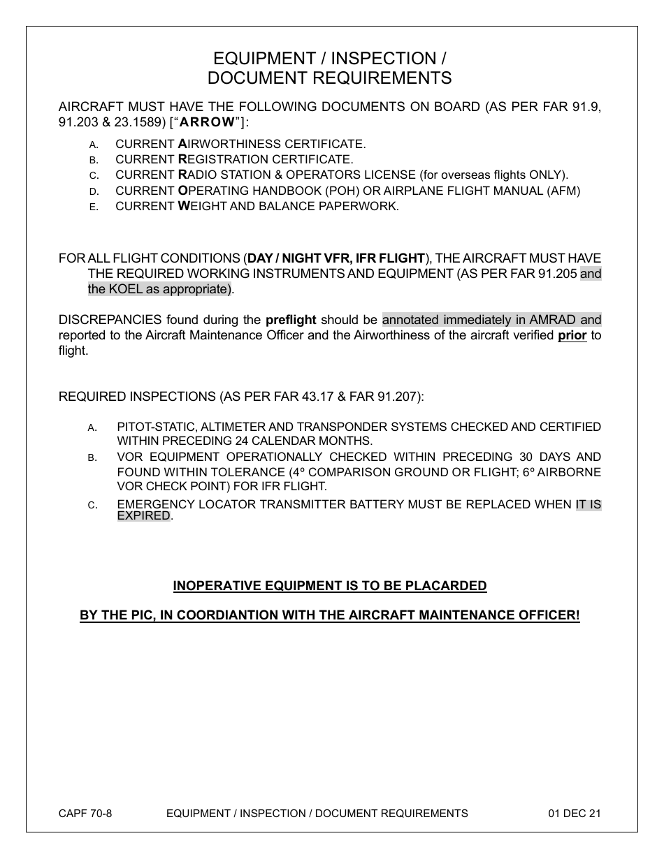 CAP Form 70-8 Aif Content, Page 7