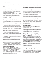 Instructions for Form CT-3.4 Net Operating Loss Deduction (Nold) - New York, Page 2