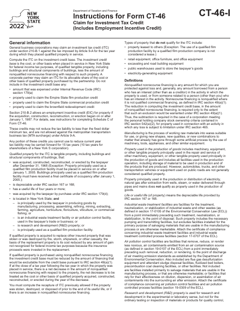 Form CT-46 2022 Printable Pdf