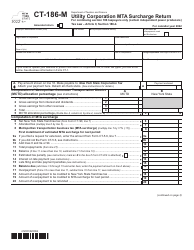 Form CT-186-M Utility Corporation Mta Surcharge Return for Continuing Section 186 Taxpayers Only (Certain Independent Power Producers) - New York