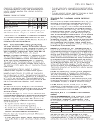 Instructions for Form CT-222 Underpayment of Estimated Tax by a Corporation - New York, Page 3