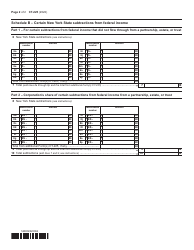 Form CT-225 New York State Modifications - New York, Page 2