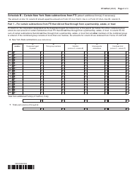 Form CT-225-A New York State Modifications (For Filers of Combined Franchise Tax Returns) - New York, Page 3