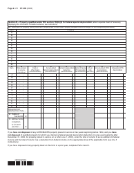 Form CT-399 Depreciation Adjustment Schedule - New York, Page 2