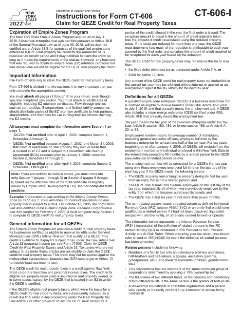 Form CT-606 2022 Printable Pdf