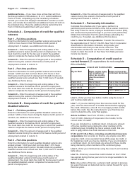 Instructions for Form CT-643 Hire a Veteran Credit - New York, Page 2