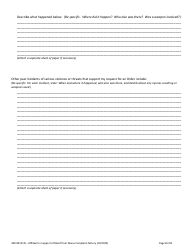 Form 400-00151N Affidavit in Support of Relief From Abuse Complaint Notary - Vermont, Page 2