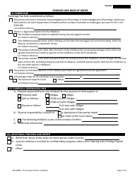 Form 400-00802 Child Support Order - Vermont, Page 6