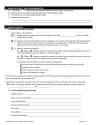 Form 400-00802M Medical Support Order - Vermont, Page 3