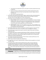 Financial Agreement and Attestations - Medicaid Pediatric Healthcare Recovery Program - Rhode Island, Page 2