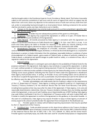 Financial Agreement and Attestations - Medicaid Pediatric Healthcare Recovery Program - Rhode Island, Page 3