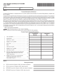 Form 760PY Schedule of Income - Virginia, Page 2