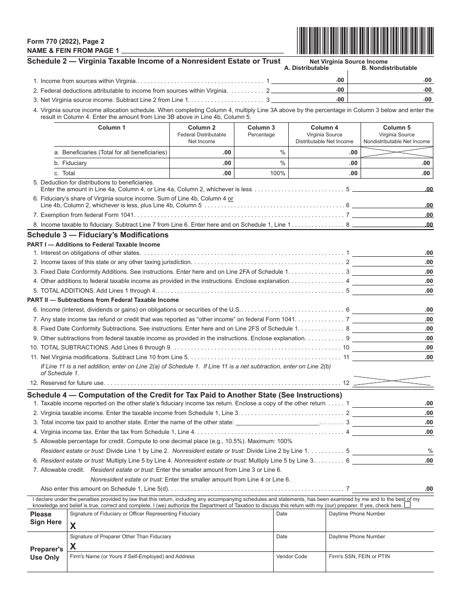 Form 770 - 2022 - Fill Out, Sign Online and Download Fillable PDF ...