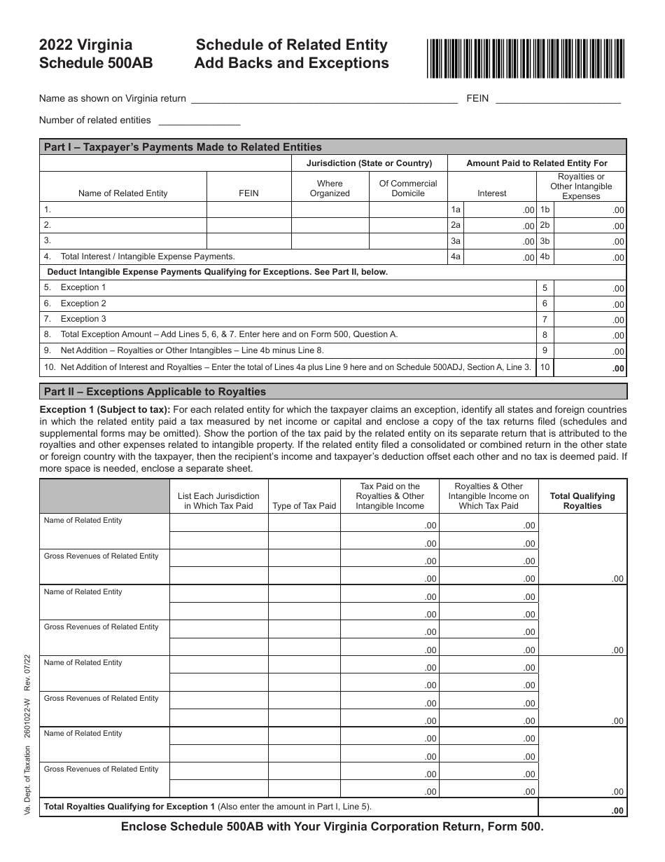 2022-virginia-schedule-of-related-entity-add-backs-and-exceptions