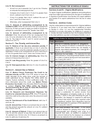Instructions for Form 502 Pass-Through Entity Return of Income and Return of Nonresident Withholding Tax - Virginia, Page 19