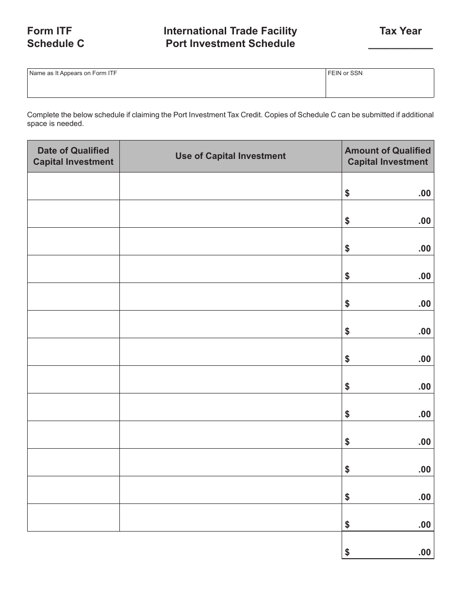 Form ITF Application for International Trade Facility Tax Credit - Virginia, Page 5