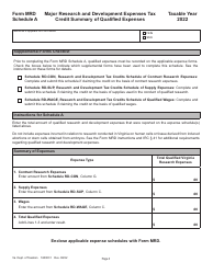 Form MRD Application for Major Research and Development Expenses Tax Credit - Virginia, Page 3