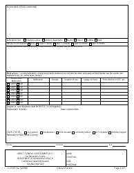 Form CLP005 Adult Clinical Assessment - County of San Bernardino, California, Page 2
