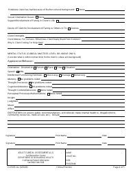 Form CLP005 Adult Clinical Assessment - County of San Bernardino, California, Page 4