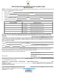 Document preview: Form MDJ-004AG Application for Guardianship Access to Mdec Cases - Maryland