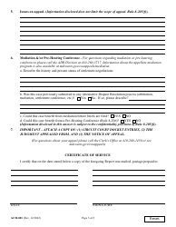 Form ACM-001 Civil Appeal Information Report - Maryland, Page 3