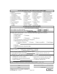 Form CC-DCM-001 Civil Domestic Case Information Report - Maryland, Page 2