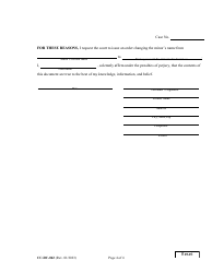 Form CC-DR-062 Petition for Change of Name of a Minor - Maryland, Page 4