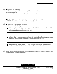 Form EA-100 Request for Elder or Dependent Adult Abuse Restraining Orders (Elder or Dependent Adult Abuse Prevention) - California, Page 8