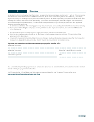 Form HCA20-0087 Sebb Declaration of Tax Status - Washington, Page 3