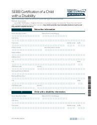 Form HCA20-0061 Sebb Certification of a Child With a Disability - Washington, Page 3