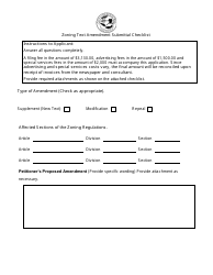 Document preview: Zoning Text Amendment Submittal Checklist - City of Greenacres, Florida