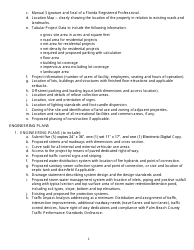 Site and Development Plan Submittal Checklist - City of Greenacres, Florida, Page 2