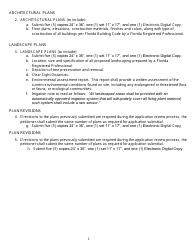 Site and Development Plan Submittal Checklist - City of Greenacres, Florida, Page 3