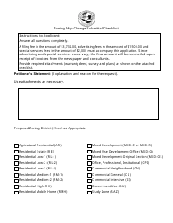 Document preview: Zoning Map Change Submittal Checklist - City of Greenacres, Florida