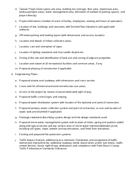 Site &amp; Development Plan Amendment Submittal Checklist - City of Greenacres, Florida, Page 3