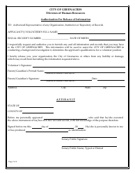 Volunteer Application - City of Greenacres, Florida, Page 3