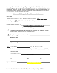 Domestic Business Corporation Articles of Dissolution - Alabama, Page 3