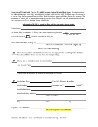 Domestic Nonprofit Corporation Amendment to Formation/Articles - Alabama, Page 3
