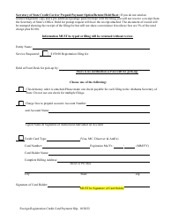Foreign Corporation (Business or Non-profit) Application for Registration - Alabama, Page 4