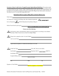 Domestic Nonprofit Corporation Articles of Dissolution - Alabama, Page 3