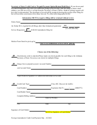 Foreign Limited Liability Company (LLC) Amendment to Registration - Alabama, Page 3