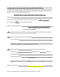 Domestic Limited Partnership (Lp) Amendment of Certificate of Limited Partnership - Alabama, Page 3
