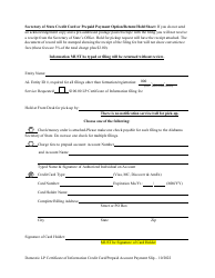 Domestic Limited Partnership (Lp) Certificate of Information - Alabama, Page 3