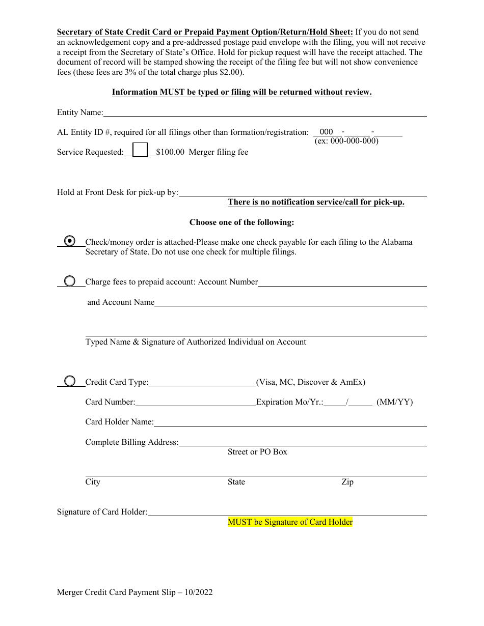 Certificate of Merger - Alabama, Page 4