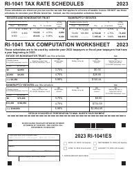 Form RI-1041ES Rhode Island Fiduciary Estimated Payment Coupons - Rhode Island, Page 3