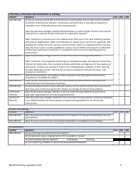 Retail Pharmacy Inspection Form - Nevada, Page 5