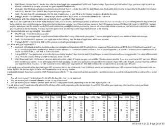 Form HSD100 Application for Assistance - New Mexico, Page 23