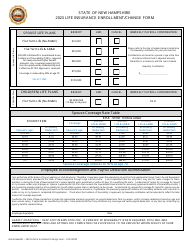 Life Insurance Enrollment/Change Form - Employee, Spouse, and Child(Ren) Life Plans - New Hampshire, Page 2