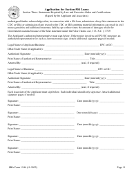 SBA Form 1244 Application for Section 504 Loans, Page 11