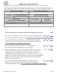 SBA Form 1244 Application for Section 504 Loans, Page 4